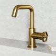 thumbnail image 2 of Ruxton Single Handle Single-Hole Bathroom Faucet in Matte Brushed Gold, 2 of 11