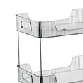 thumbnail image 3 of Estante organizador de almacenamiento Soledad 2 niveles Gris Bandeja de almacenamiento, 3 of 10