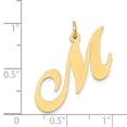 thumbnail image 3 of Diamond2Deal 14K Pendentif Initiale Lettre m en Or Jaune pour Femmes, 3 of 5
