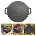 thumbnail image 1 of Sartén Parrilla Coreana Sartén de Aluminio Fundido A Presión Antiadherente con Asas Dobles para Cocinas de Gas de Llama Abierta Asar Freír Saltear Portátil Rápida ANGGREK Otros, 1 of 8