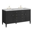 thumbnail image 7 of James Martin Vanities 485-V60d-3Vsl Myrrin 60" Double Basin Wood Vanity Set - White, 7 of 7