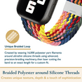 thumbnail image 3 of ComfiTime Apple Watch Band–Stretchy Braided iWatch Sport Band 38mm 40mm 41mm 42mm 44mm 45mm 49mm for Men&Women, Breathable Elastic Apple Watch Wristbands Strap for Series 9 8 7 6 5 4 3 2 1 SE Ultra, 3 of 15