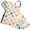 Abstract Doodle Hearts, variant on Colorful Doodle Hearts 5 Pcs Kitchen Set Heat Resistant Oven Mitts and Non-Slip Pot Holders with Adjustable Cooking Apron