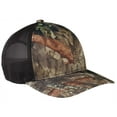 thumbnail image 4 of Yellow Rooster Mens Mesh Back Snapback Cap Mossy Oak Break-Up Country/Black, 4 of 5