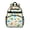 Colorful Dinosaurs Cacti Pattern, variant on Black Cartoon Dinosaurs Text Pattern Cute School Backpack Bag for School with Padded Back and Adjustable Shoulder Straps 15.25"x11.5"x5.25"