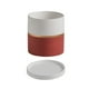 thumbnail image 1 of Matsuzay Maceta De Cerámica Innovadora Para Espacios Pequeños Grandes En Estilo Y Macetas De Cerámica Para Verduras Jardín y Patio rojo 11*11, 1 of 6