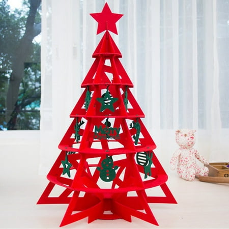 Mini Christmas Tree Home Office Desk Xmas Decor Party Ornaments