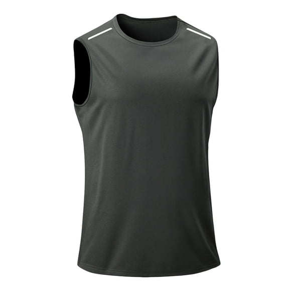 UAYOTSE Men's Quick Drying Mesh Thin Breathable Sweat Wicking Loose Fitting Sports Tank Top,Sizes XL