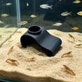 thumbnail image 5 of BingTong Aquarium Underground Viewing Tunnel Cave | Natural Curved Gravel Hideout for Fish & Shrimp | Fish Tank Decoration For Catfish Shrimp Reduce Aquatic Pet A-Black, 5 of 6