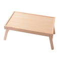 thumbnail image 3 of FUTUREORYY 1Pcs Bed Desk Board Wood Color Foldable for Breakfast, 3 of 8