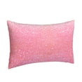 thumbnail image 2 of Fotbe Sparkly Pink Glitter Pillow Cases - Envelope Closure - Luxury, Extra Soft, Cooling Pillow Covers - Wrinkle, Fade, Stain Resistant-20"x30", 2 of 9