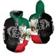 thumbnail image 2 of Sudadera con capucha con la bandera de México para hombre, sudadera con estampado 3D, sudadera con gráficos casuales, sudadera con capucha de gran tamaño para primavera y otoño, ropa de calle, 2 of 5