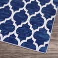 thumbnail image 5 of Runner Rug, Moroccan Geometric Trellis Area Rug, Retro Hallway Entry Accent Rug, 5 of 9