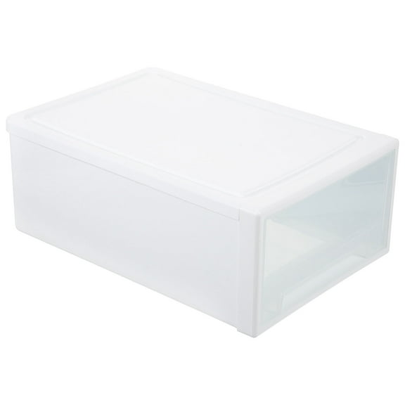 Yongwei Plastic Storage Box 1 Pc Plastic Storage Box Underwear Container Drawer Style Storage Case (White)