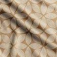 thumbnail image 1 of Soimoi Floral Print, Silk Fabric, Decor Sewing Fabric by The Yard 42 Inch Wide,Decorative Fabric for Shirts Suits Ties, Tawny Brown, 1 of 5