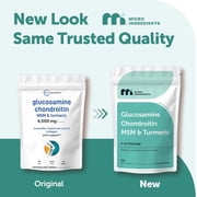 Micro Ingredients Glucosamine Chondroitin MSM & Turmeric 4,000mg, 300 Bisected Tablets | 7-in-1 Formula for Joint Health & Mobility Support