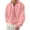 Pink, variant on Miluxas Men's Sweatshirt Casual Long Sleeve Stand Collar Button Pullover Sweatshirts