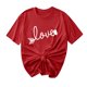 thumbnail image 1 of Camisetas de Manga Corta para Mujeres, Camiseta de Cuello Redondo Impresa de Moda, Primavera Y Verano Casual, 1 of 8