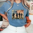 thumbnail image 6 of Honor and Remember T-Shirt – Land of the Free Because of the Brave Patriotic Graphic Tee, Veteran Memorial Day Fourth of July Military Shirt for Men and Women, 6 of 7