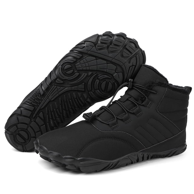 FLhrweasw Goma para Acampar Botas Nieve Impermeables para Al Aire Libre (Negro 42)