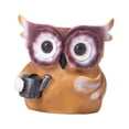 thumbnail image 3 of Owl Flower Pot Statue Decor Owl Flower Pot Figurine Cute Owl Flower Pot Sculpture for Entryway Tabletop Decoration Craft Anniversary Gift, 3 of 9