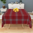 thumbnail image 7 of Tchckioa Merry Christmas Red Tablecloth,Square Waterproof Table Cloth for Kitchen Home Decor,70x70 Inch, 7 of 7