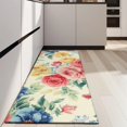 thumbnail image 4 of Pioneer Flower Floral Print Pattern Kitchen Rug Mat,Kitchen Runner Rugs Non Skid Washable,Decorative Kitchen Floor Mats for Kitchen,Sink,Laundry,17"X47", 4 of 5