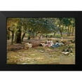 thumbnail image 2 of Aerni, Franz Theodor 14x11 Black Modern Framed Museum Art Print Titled - In The Park, 2 of 5