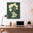 thumbnail image 2 of Stupell Home Décor Plant Silhouette Yellow Green Design Canvas Wall Art by the Saturday Evening Post, 2 of 6