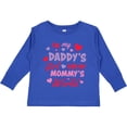 thumbnail image 3 of Inktastic Valentine's Day I'm My Daddy's Girl and My Mommy's World Girls Long Sleeve Toddler T-Shirt, 3 of 5