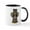 White/Black Inside, variant on CafePress - Cute Steampunk Baby Elephant Cub Mugs - 11 oz Ceramic Mug - Novelty Coffee Tea Cup