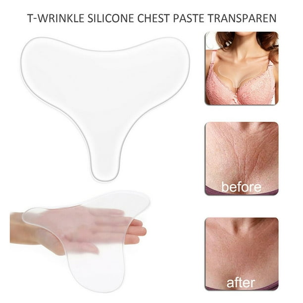 Breast Chest Anti Wrinkle Decollete Pad Cleavage Wrinkles Silicone Chest Pad