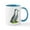 White/Blue Inside, variant on CafePress - Runner Ducks Blue Mugs - 11 oz Ceramic Mug - Novelty Coffee Tea Cup