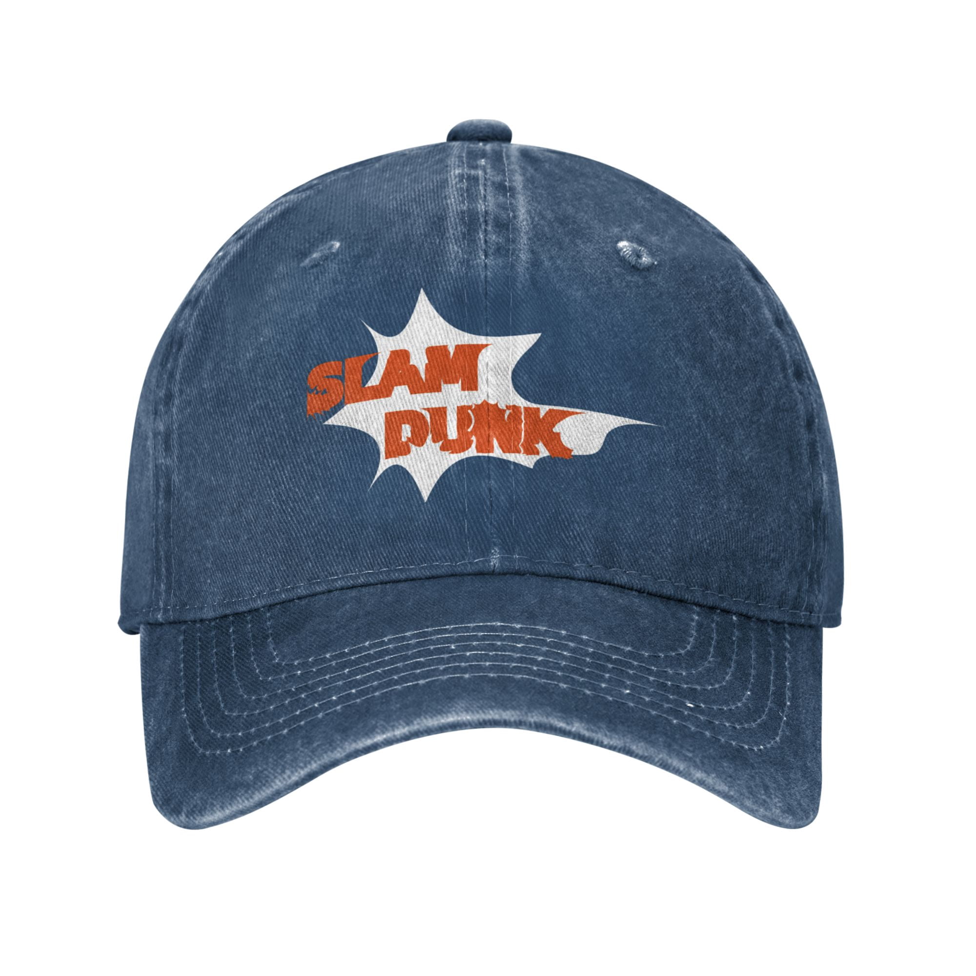 ZICANCN Mens Hats Unisex Baseball Caps-Slam Dunk Explosion Text