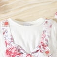 thumbnail image 6 of HCNTES Baby Girl Clothes Fall Winter Girl's Long Set Graphic Tees T Shirt Shorts Two Piece Outfits Vacation Clothes, 6 of 9