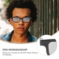 thumbnail image 2 of FELTECHELECTR 5 pares de gafas 3D de cine con lentes polarizadas circulares pasivas para adultos (negras), 2 of 3