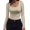 Beige, variant on Dpjklzsn Women's Long Sleeve Crew Neck Top, Solid Casual Everyday Shirt