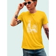 thumbnail image 2 of NYC Statue of liberty since 1900 Men Gold T-Shirt, Male Small, 2 of 4
