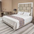 thumbnail image 1 of Abstract Bed Runner, Geometric Inspired Simple Contemporary Pattern with Circular Shapes, Decorative Accent Bedding Scarf for Hotels Homes and Guestrooms, King, Pale Blush Multicolor, by Ambesonne, 1 of 2