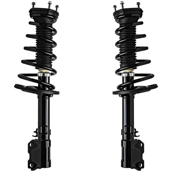 Detroit Axle - Rear Struts for 2007-2011 Toyota Camry 2006-2012 Avalon Lexus ES350 Complete 2 Struts wCoil Spring 2008 2009 2010 Replacement Quick Install Ready Struts Assembly