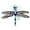 Blue, variant on CSStudio Floating Dragonfly Fishing Lure Rattling Hard Bait Double Skirt Wing Steel Hooks Freshwater Saltwater Tackle for Bass Trout Sunfish