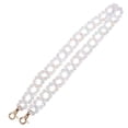 thumbnail image 1 of Cadena de doble hilera para bolso, delicada cadena para bolso de mano, correa de hombro, accesorio de repuesto para niñas y mujeres (cristal, 60 cm), 1 of 7