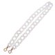 thumbnail image 1 of EeaseMX Cadena de doble hilera para bolso, delicada cadena para bolso, correa de hombro, accesorio de repuesto para niñas y mujeres (cristal, 60 cm), 1 of 7