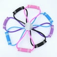thumbnail image 5 of Resistance Band Yoga Rally Strap Body Shaping Pull Rope Silicone Pull Elastic Yoga 8 Word Shape Stretch Chest Fitness Tools, 5 of 5