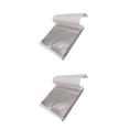 thumbnail image 4 of Bearachild Papel de hoja de aluminio de 100 Uds., papeles dorados impermeables, láminas doradas, artesanía exquisita, decoración de pasteles y comida, Plata 2piezas Bearachild CBP584277, 4 of 6