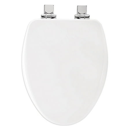 Sedona Beige Elongated Toilet Seat - Bemis 19170CHSL Wood Elongated Slow-Close Toilet Seat, Available in Various Colors