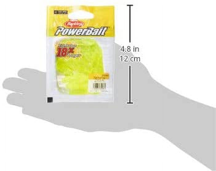  Berkley PowerBait Power Grubs Soft Bait - Natural Chartreuse -  2in