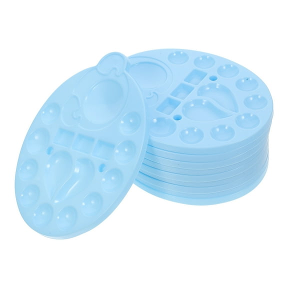 HOMEMAXS 10pcs Watercolor Supply Empty Watercolor Palettes Painting Palette Portable Paint Container Empty Watercolor Palette Paint Palette Tray