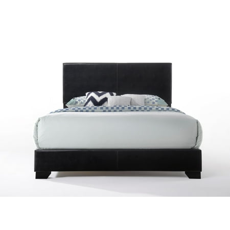 Acme Ireland Full Faux Leather Bed, Black