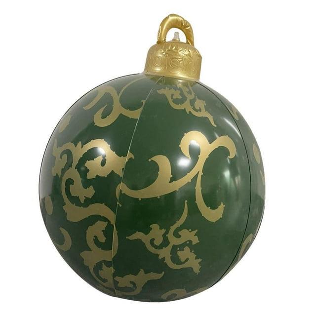 Bola inflable de Navidad, Bola inflable de Navidad Adorno navideño de Navidad Decoración navideña Durabilidad mejorada Jadeshay A
